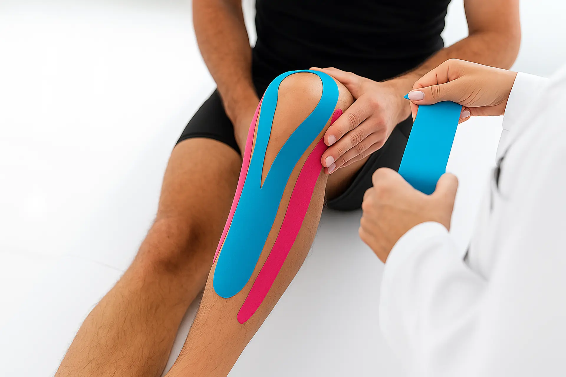 Knee Taping therapy